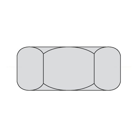 Newport Fasteners Hex Nut, 1-1/2"-6, Steel, Grade 2, Hot Dipped Galvanized, 1-9/32 in Ht, 50 PK NB323520B-50